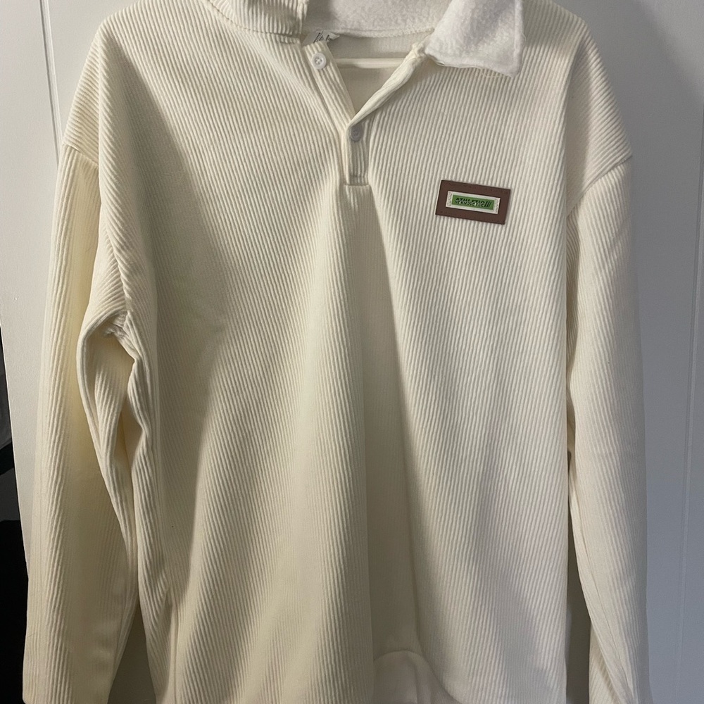 Men's Cream Pullover Shirt